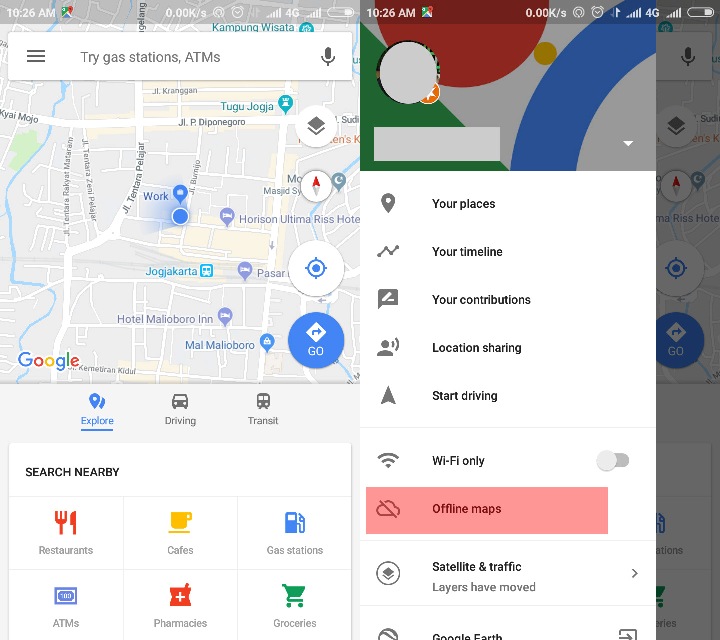 cara mudah download google maps offline