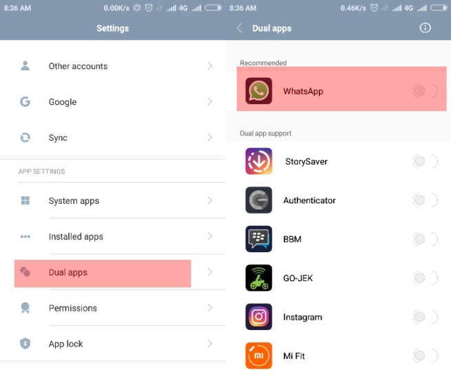 cara menggunakan dua whatsapp pada hape xiaomi mudah